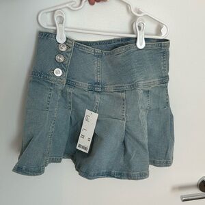 Urban Outfitters Light Blue Denim Mini Skirt
